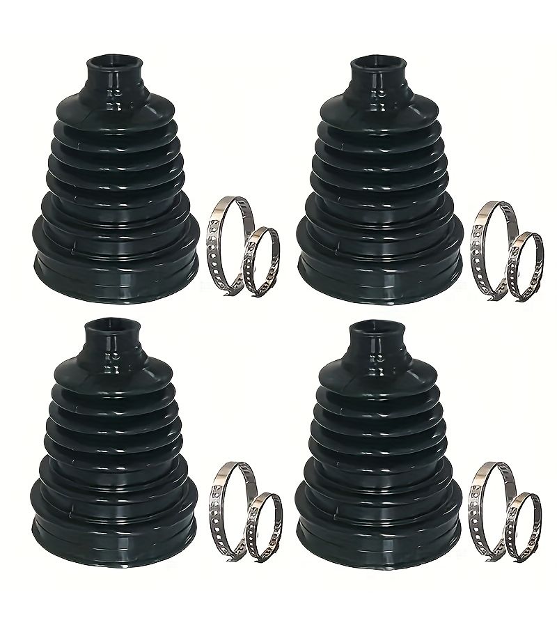 Universal CV Axle Protector Kit Black Advanced Polymer Durable Quick Install - Image 3