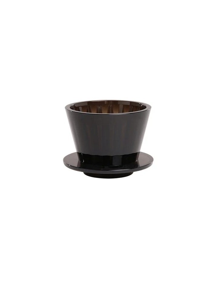 Generic Liying V01 Acrylic Coffee Dripper, 1-2 Cups, Pour Over Coffee Maker, Reusable Coffee Filter Cup, Black  - Image 1