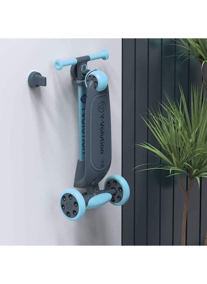 Yvolution Y Glider Nua 3-Wheel Scooter (Blue)  - Image 2
