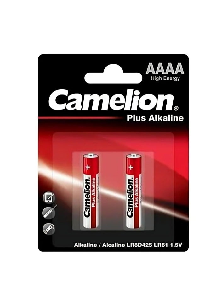 Camelion 2-Piece Plus Alkaline AAAA 1.5V Battery - Image 1
