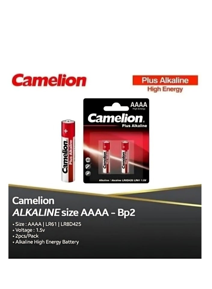 Camelion 2-Piece Plus Alkaline AAAA 1.5V Battery - Image 2