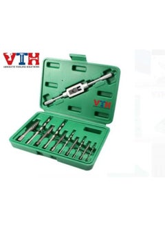 VTH WITH TAGLINE ABSOLUTE TOOLING SOLUTIONS VTH 11Pcs Damaged Screw Extractor Set Broken Screws Bolt Fastners Taken Out Remover Drill Bits Tool with Holding Wrench  - Image 2