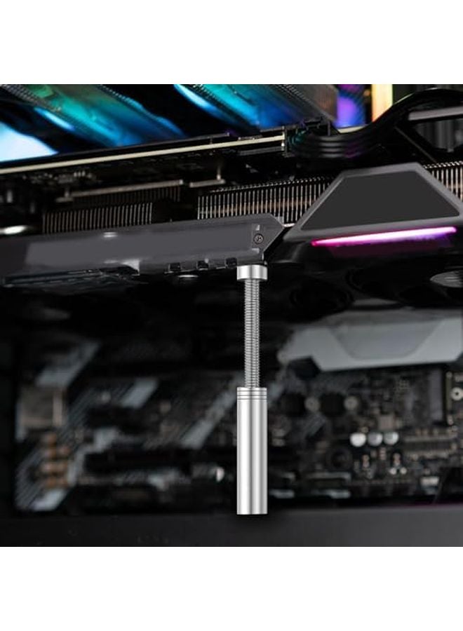 Long Silver GPU Support Bracket Anti Sag Video Card Stabilizer Holder - Image 5