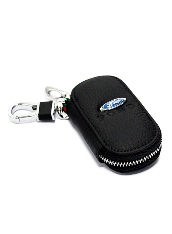 Loquat Ford Logo Key Fob Case With Carabiner Hook - Image 1