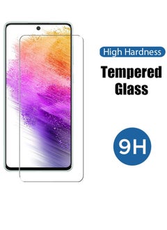 BORTONY Screen protector compatible with Samsung Galaxy A73 5G Tempered Glass, Ultra Clear Transparent Film Case Friendly 9H Hardness Anti-Fingerprint Anti-Scratch No Bubble  - Image 1