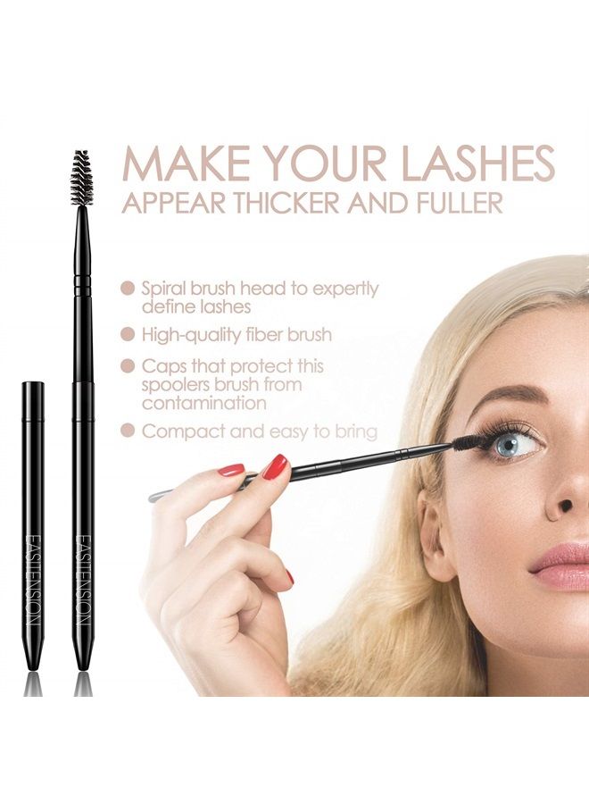 EASITENSION DIY Eyelash Extension, 3D Effect Glue Bonded Band Individual Lash 24 Clusters Volume Lashes Set, At Home Eyelash Extension, C curl, Pack 12mm,14mm (KIT) - Image 5