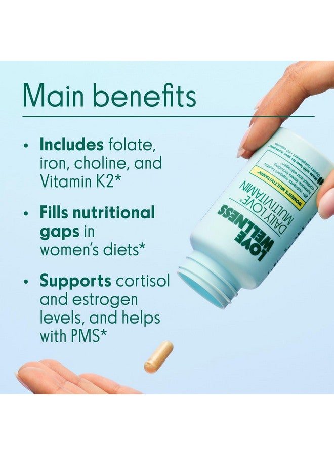 Love Wellness Daily Love Multivitamin & Big Brain Probiotics | Mind and Body Duo | Womens Vitamin and Probitoic - Image 2