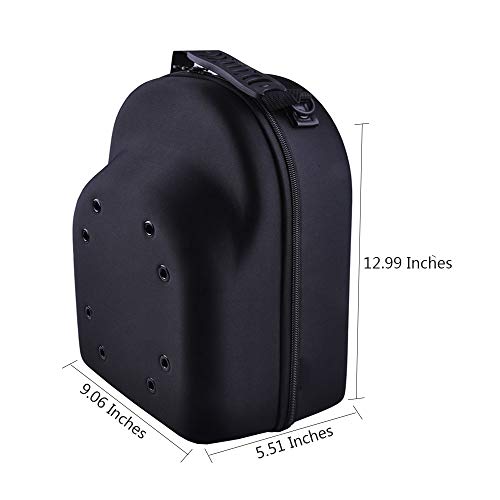 Sanseenia Hat Case for Travel, Hat Storage for Baseball Caps, Caps Carrier with Carry Handle & Shoulder Strap, Baseball Cap Organizer Holder for 6 Hats, Perfect for Traveling and Home Storage - Image 2