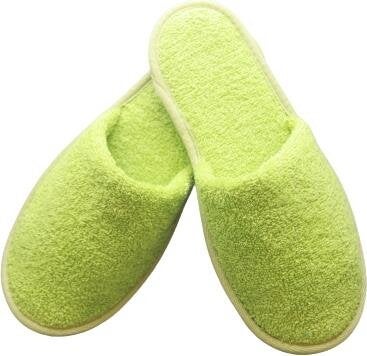 Ender Home Towel Bathroom Home Hotel Maternity Slippers Non-Slip Thin Sole Closed Slippers  - Image 1
