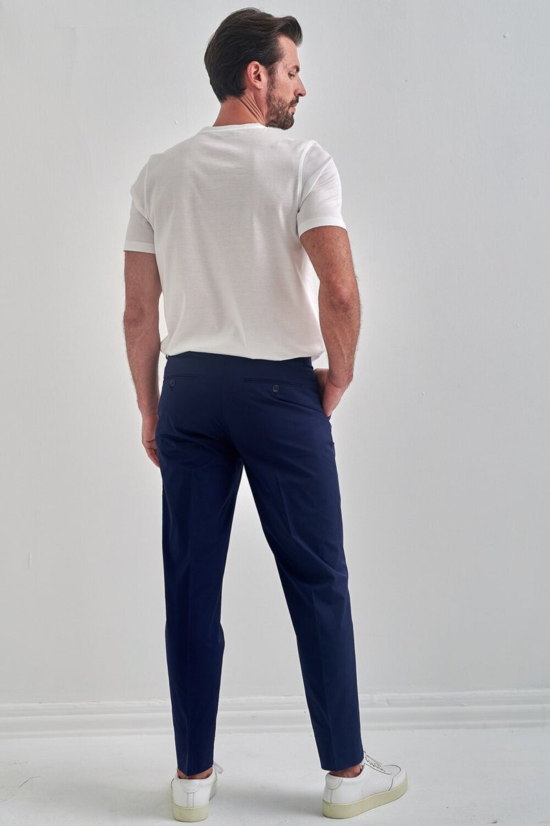 Bisse Men's 4 Pocket Gabardine Sports Trousers LACİ PNS22Y22102_D39  - Image 2