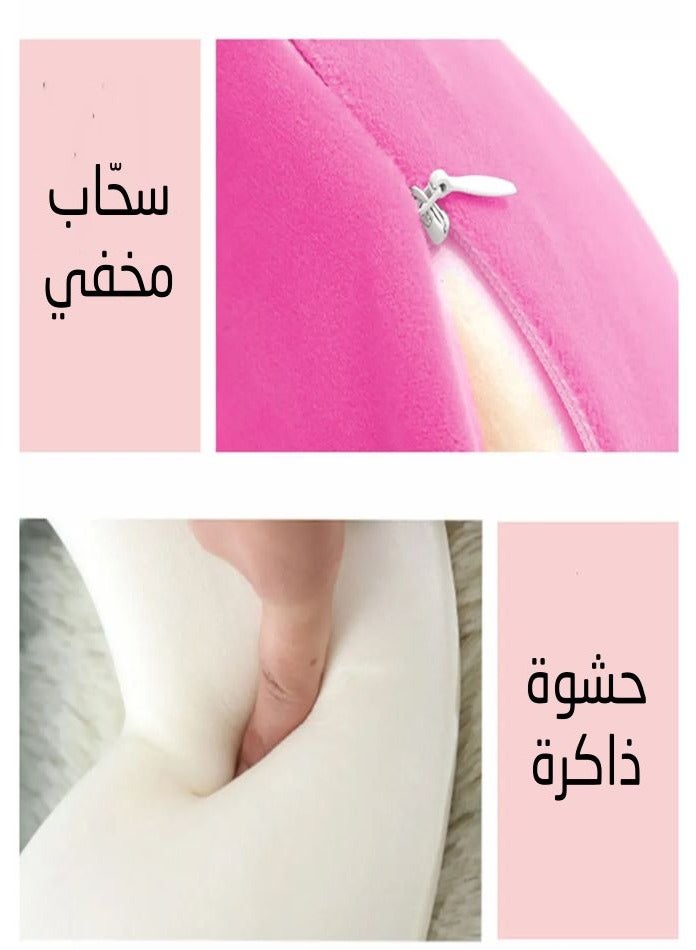 ARINA 32 * 32 * 8 cm double sided neck pillow designed to support head and neck during sleep and provide perfect comfort. - Image 5