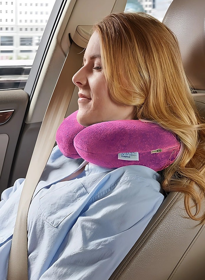 ARINA 32 * 32 * 8 cm double sided neck pillow designed to support head and neck during sleep and provide perfect comfort. - Image 1