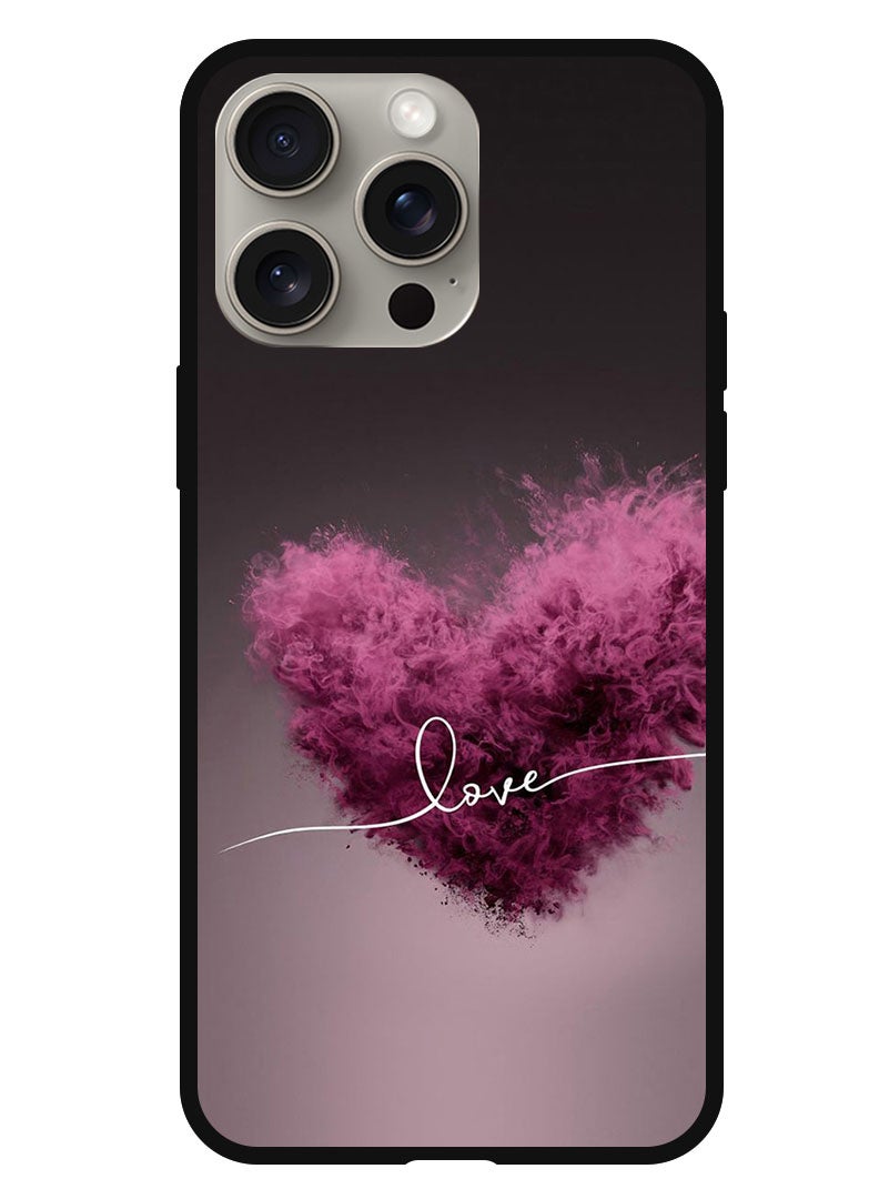 Theodor Protective Case Anti Scratch Shock Proof Bumper Cover For iPhone 15 Pro Love - Image 1