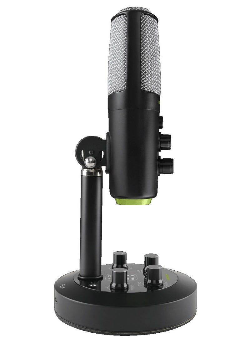 Mackie - MACKIE CHROMIUM Premium USB Condenser Microphone with Built-in 2-Channel Mixer - Image 1