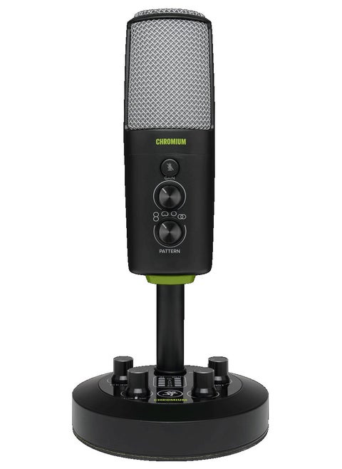 MACKIE CHROMIUM Premium USB Condenser Microphone with Built-in 2-Channel Mixer