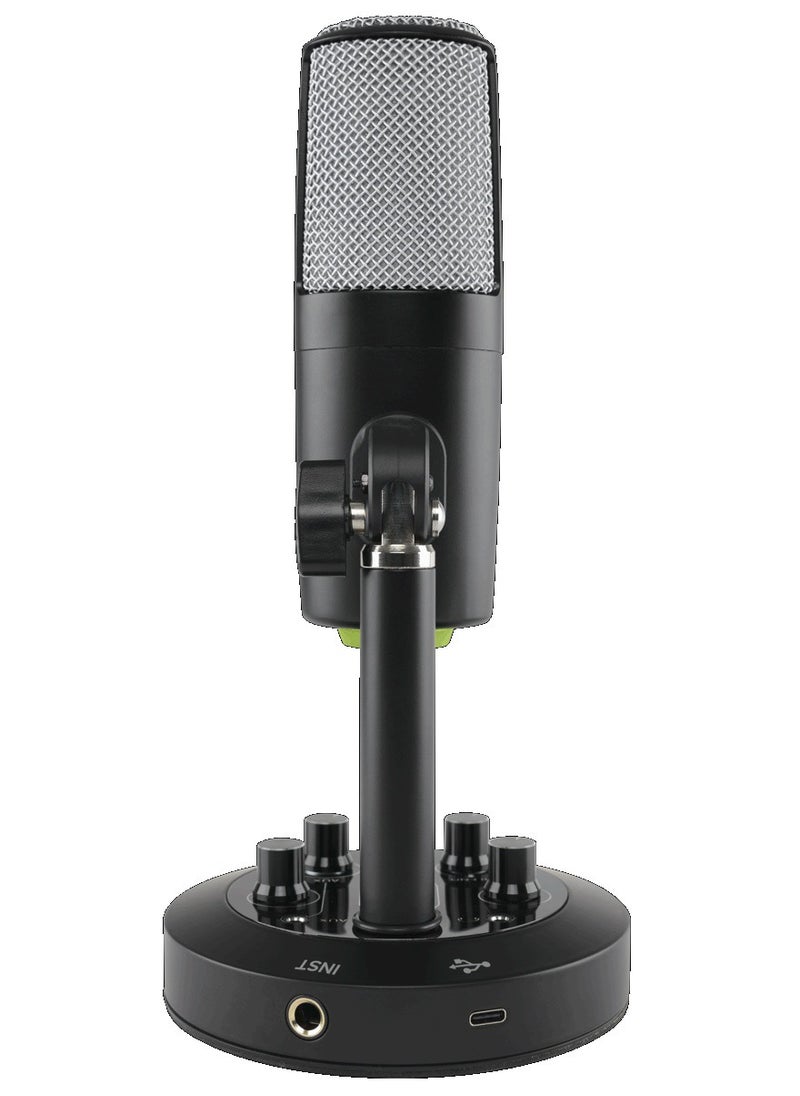 Mackie - MACKIE CHROMIUM Premium USB Condenser Microphone with Built-in 2-Channel Mixer - Image 1