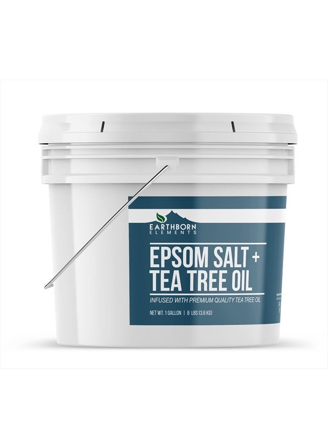 earthborn elements Tea Tree Epsom Salt (1 Gallon) Pure & Undiluted, Soothing Aroma - Image 2