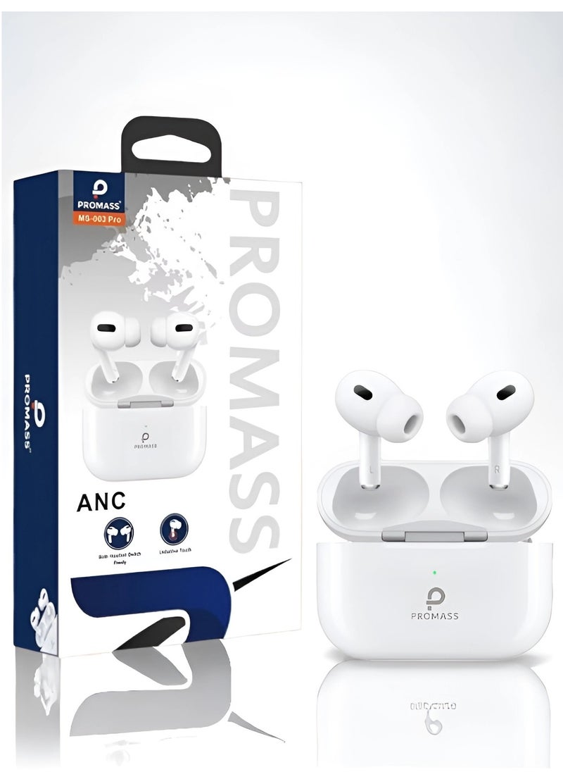PROMASS - Original Pro Bluetooth headset from Promas, second version, a wireless Bluetooth headset that supports wireless charging, features clear sound and noise isolation, works on all mobile phones such - Image 1