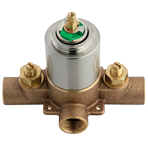 Kingston Brass KB3638V Pressure Balanced Tub and Shower Valve Brushed Nickel - Image 1