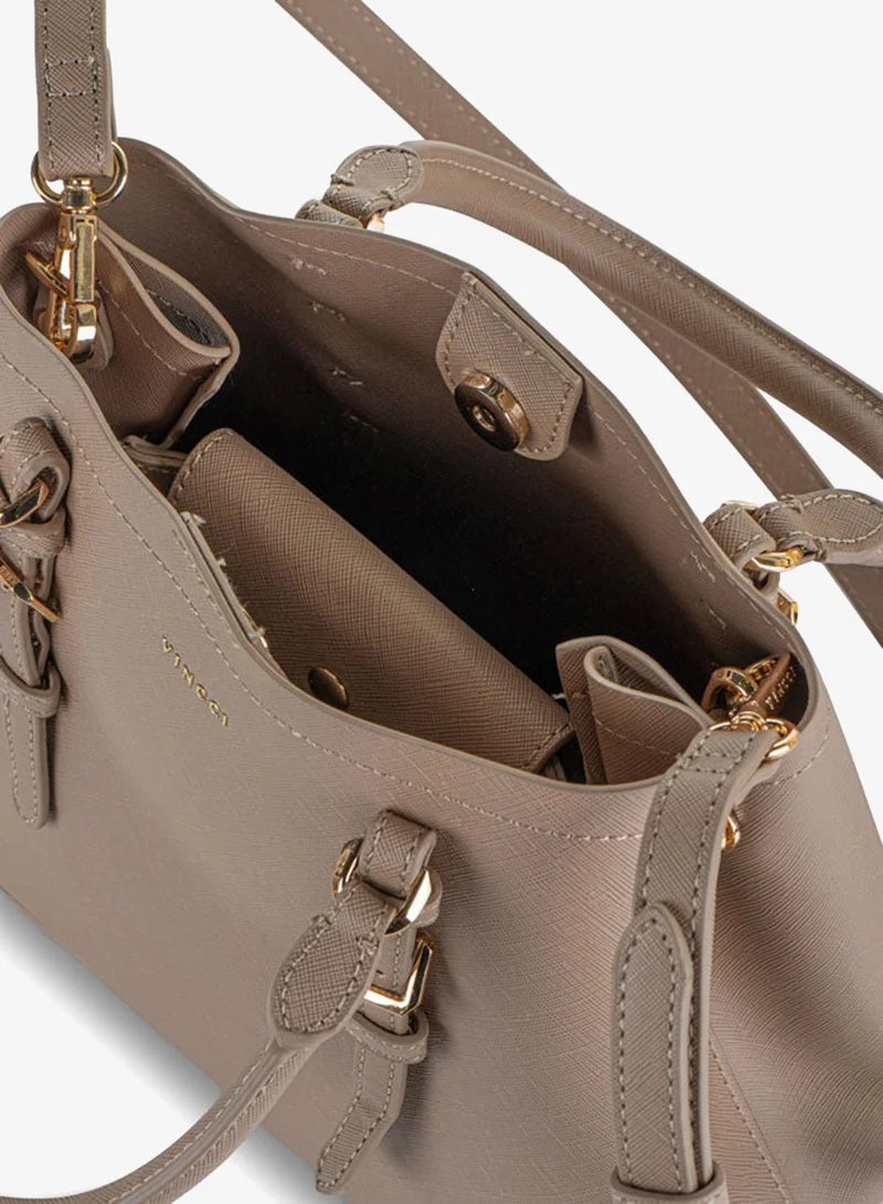 Vincci Brown Women Top Handle Satchel Bag for Women | Best Price UAE