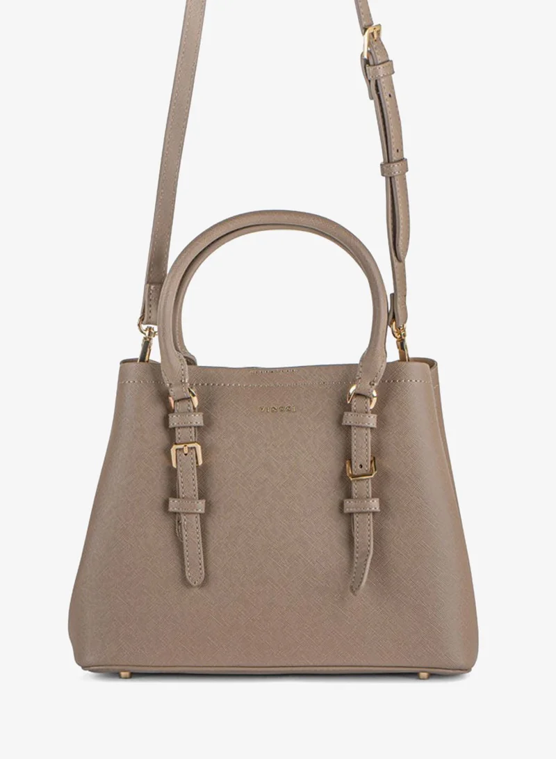 Vincci Brown Women Top Handle Satchel Bag for Women | Best Price UAE