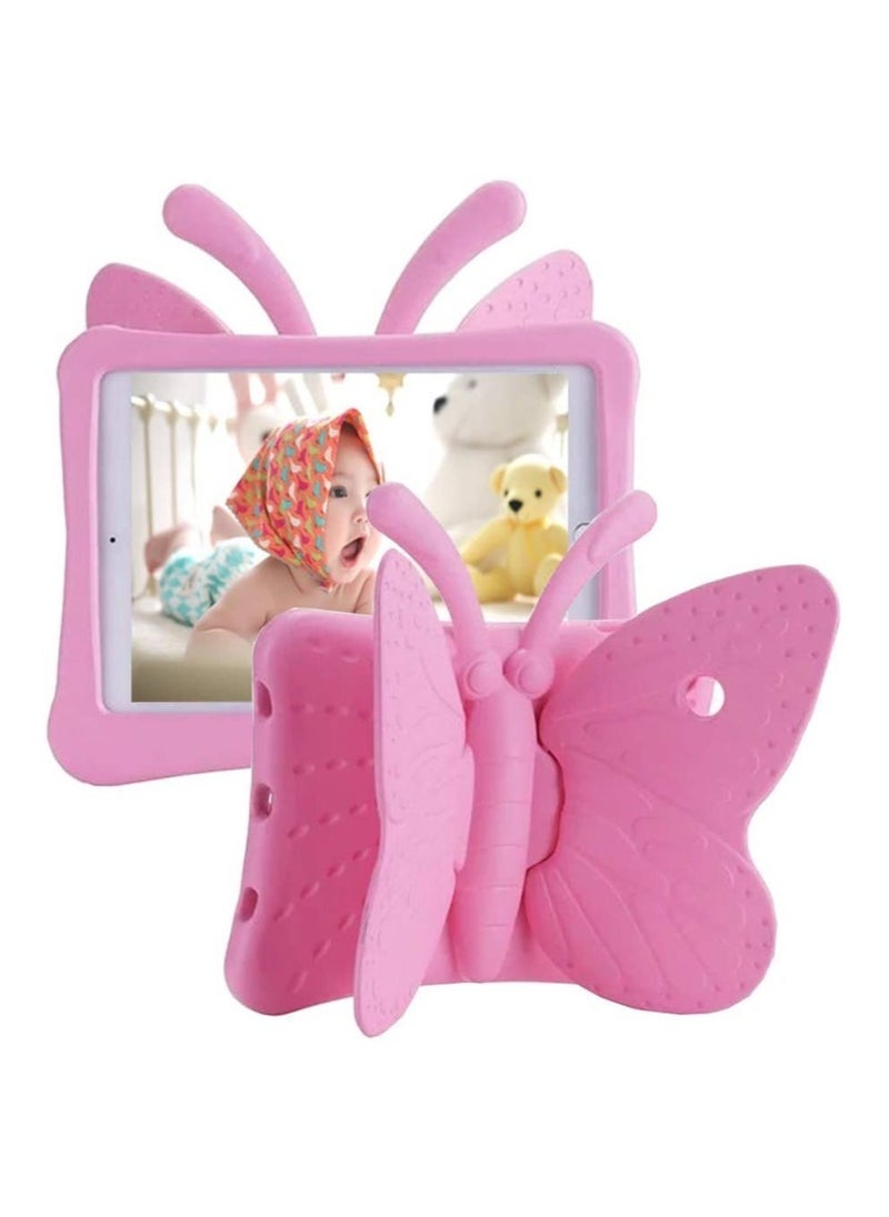 ELTRAZONE iPad 6th Generation Case for Kids iPad 9.7 inch Case Light Weight Shockproof EVA Foam Protective Tablet Stand Cover Holder for Apple iPad Air/Air 2 iPad 9.7 2017 2018  Cute Butterfly - Image 1