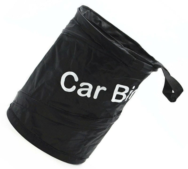 بريجووي Car trash can foldable hanging trash bag garbage container cute car gadgets for travel camping daily use - Image 1