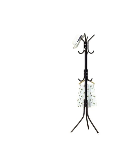 11 Hooks for Hanging Coats, Hats, Jackets, Jackets, Umbrellas with H-Shaped Metal Base