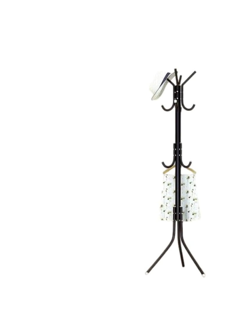11 Hooks for Hanging Coats, Hats, Jackets, Jackets, Umbrellas with H-Shaped Metal Base