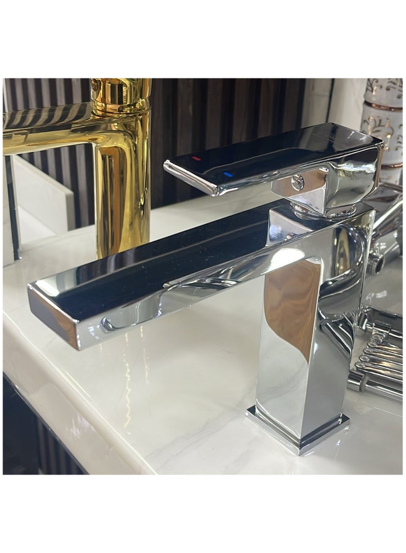 شميت خلاط صنبور آلمانى لون فضى موديل رقم 10012001 - Image 1