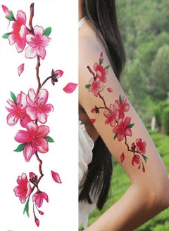 Indian Black Tribal Temporary Tattoos For Women Girls Totem Scorpion Lizard Tattoo Vine Fake Sticker Wristband Tatoos Paste