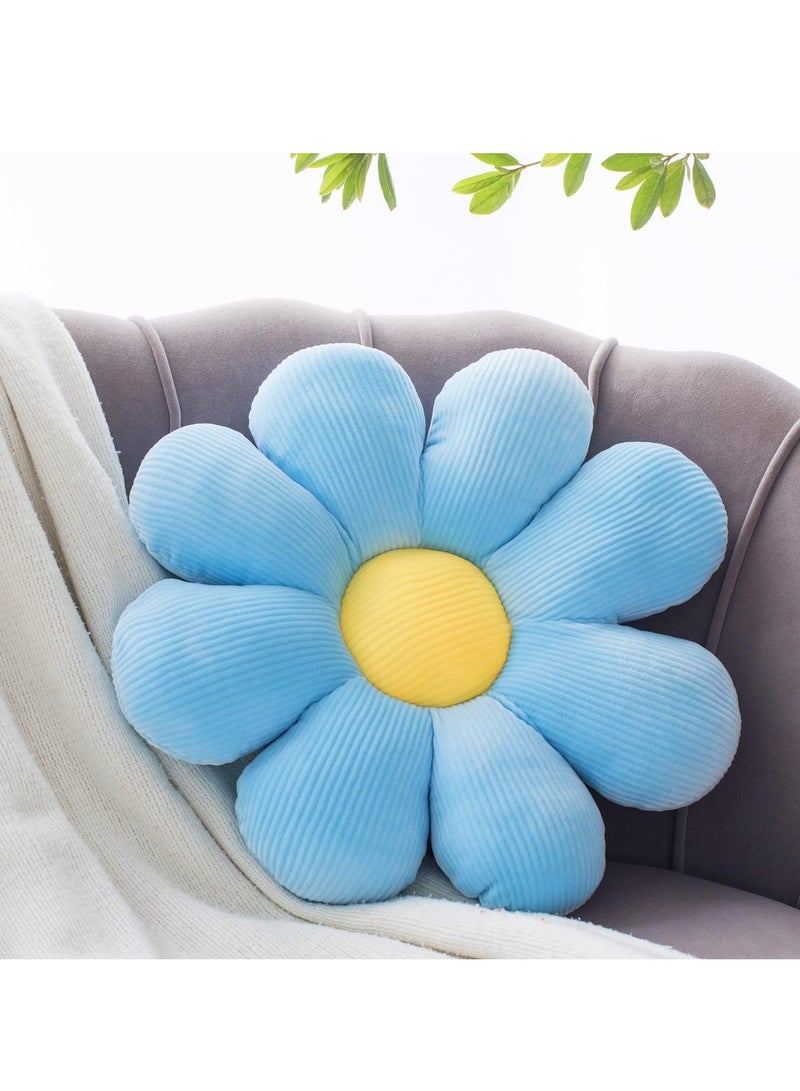 FASHION HOME Daisy Flower Shaped Throw Pillows Floor Preppy Cushion for Bedroom Sofa Chair Room Décor - Image 1