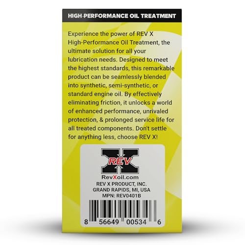 REV X High Performance Oil Additive - 4 fl. oz. (4 Pack) - Image 5