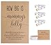 All-Ewired-Up All Ewired Up How Big is Mommys Belly Kraft 54 Pieces Fun Easy Baby Shower Game Gender Neutral Unisex - Image 3