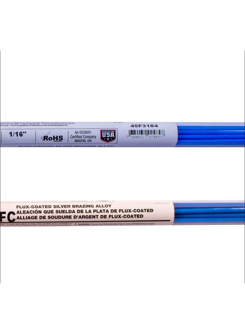 Harris Safety-Silv 45% Flux Coated Silver Solder 1/16", 9 Sticks - Image 3