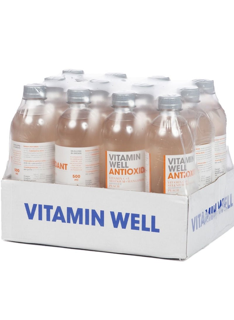 فيتامين ويل مضادات الأكسدة فيتامين شراب الخوخ 500 مل عبوة من 12 - Image 1