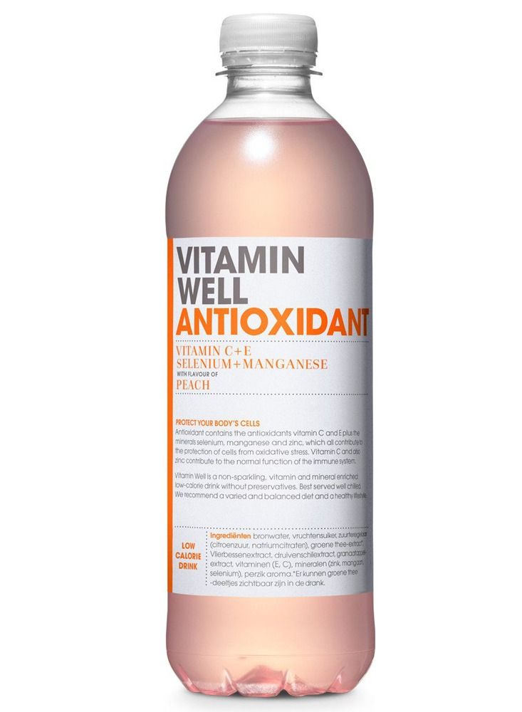 فيتامين ويل مضادات الأكسدة فيتامين شراب الخوخ 500 مل عبوة من 12 - Image 2