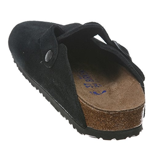 Birkenstock Unisex Boston Soft Footbed, Black Suede, 41 M EU - Image 3