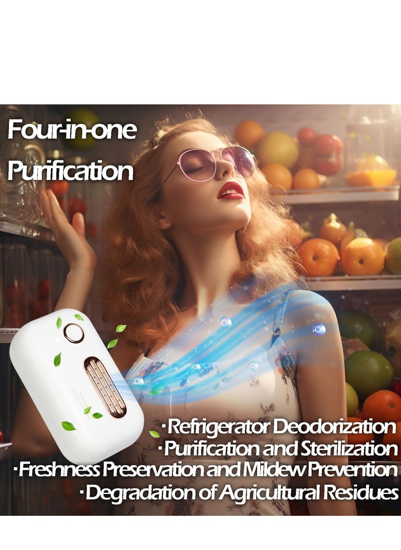 SYOSI Odor Eliminator for Home and Car, Long-Lasting Deodorizer, Powerful Smell Removal Solution, Household kitchen Refrigerator Deodorizer Sterilization, Heavy-Duty Odor Absorber (White)  - Image 3