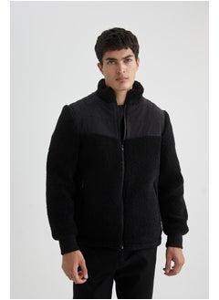 DeFacto Man Modern Fit Stand- Up Collar Long Sleeve Mont  - Image 2