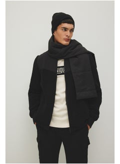 DeFacto Man Modern Fit Stand- Up Collar Long Sleeve Mont  - Image 1