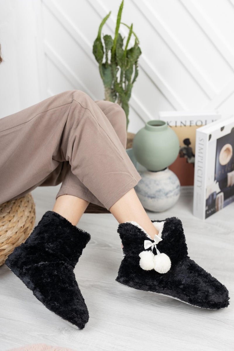 ModaFrato Rp-Çinçila Women's Panduf House Boots House Shoes  - Image 1