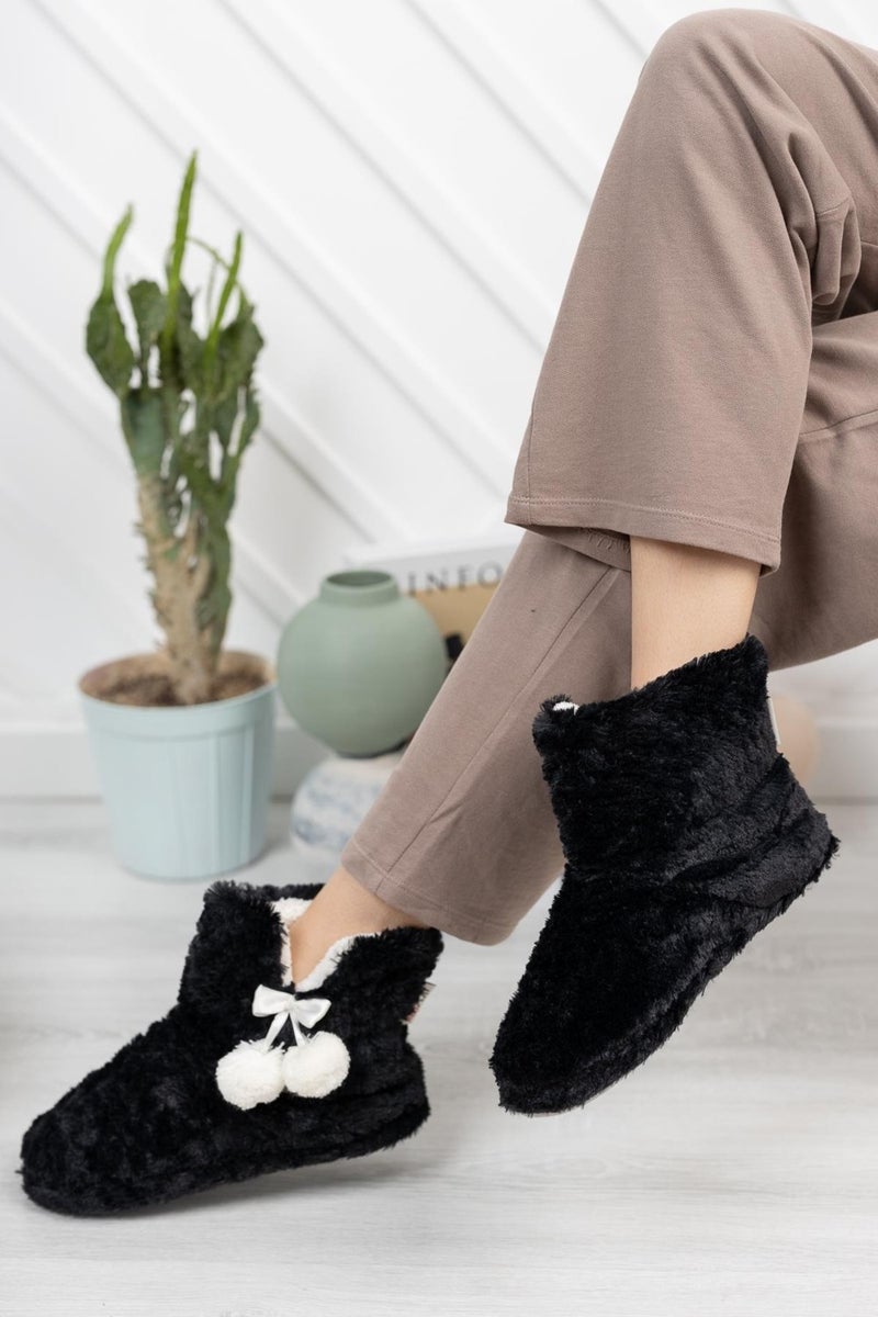 ModaFrato Rp-Çinçila Women's Panduf House Boots House Shoes  - Image 3