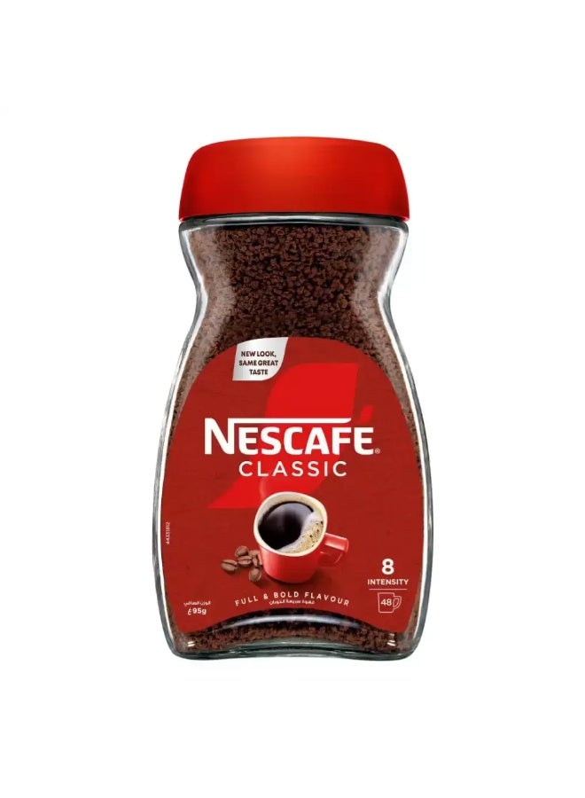 Nescafe Classic Strong Taste Coffee Sustainable Sourced Coffee - 95grams