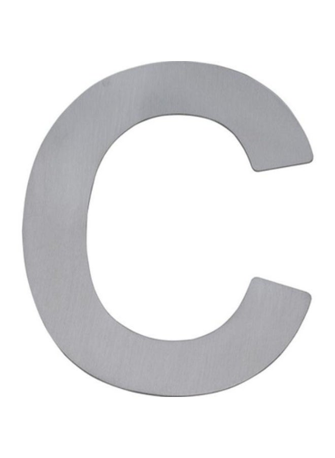 Self Adhesive Letters "C" English Silver