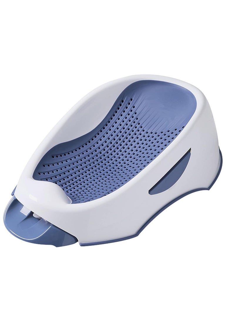 حوض استحمام للأطفال، مقاوم للماء، غير قابل للانزلاق، حوض استحمام داعم للرضع حديثي الولادة من 0 إلى 6 أشهر، شبكة حمام لحديثي الولادة، حوض استحمام للأطفال، دعامة للاستلقاء، بساط حمام - Image 1