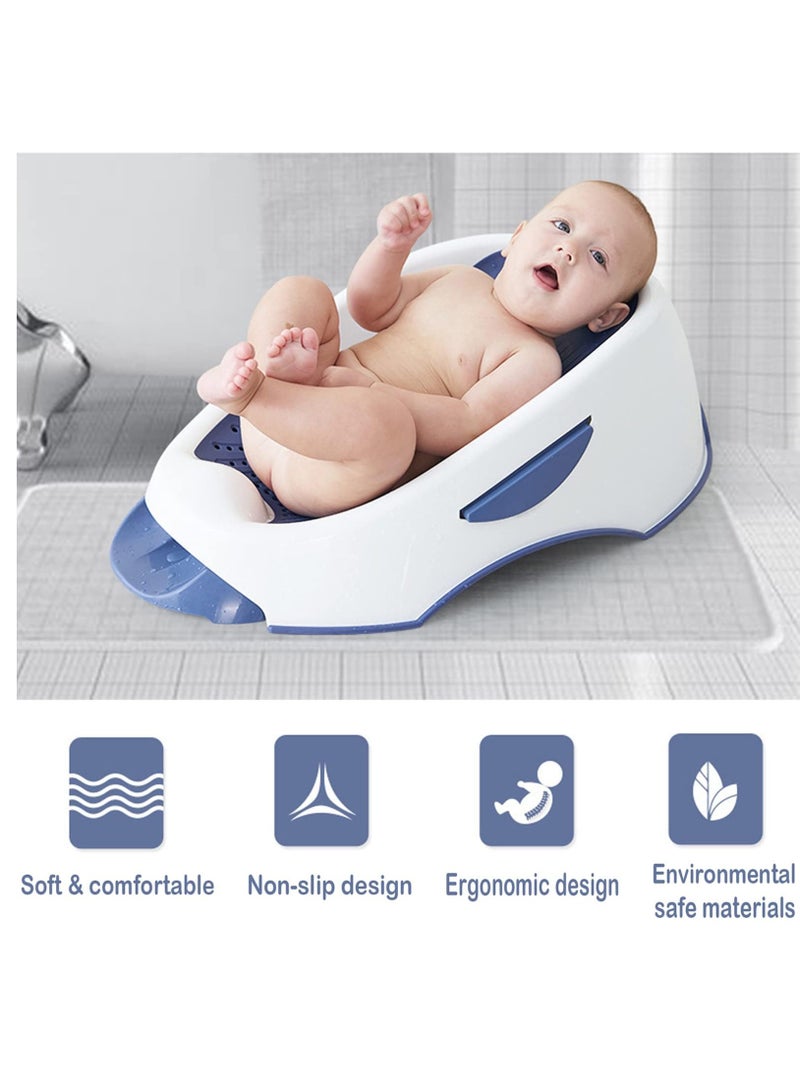 حوض استحمام للأطفال، مقاوم للماء، غير قابل للانزلاق، حوض استحمام داعم للرضع حديثي الولادة من 0 إلى 6 أشهر، شبكة حمام لحديثي الولادة، حوض استحمام للأطفال، دعامة للاستلقاء، بساط حمام - Image 5