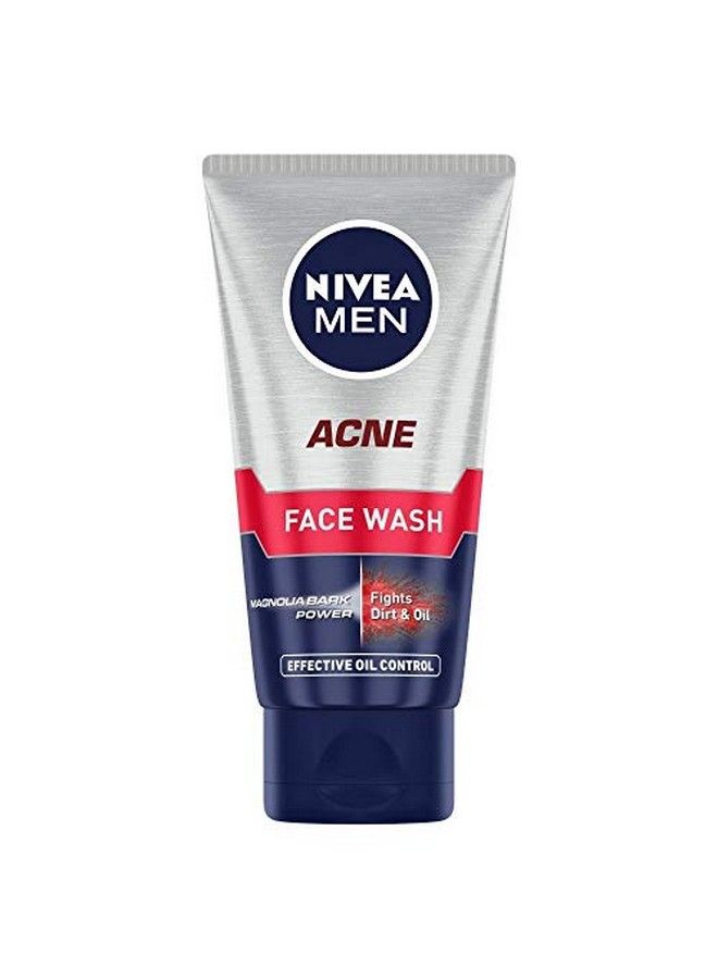Nivea Men Acne Face Wash For Oily & Acne Prone Skin Fights Oil & Dirt With Magnolia Bark Power 50 G  - Image 2