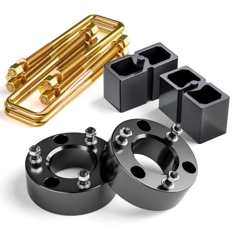 KSP Leveling Lift Kit for 20072020 Chevy Silverado 1500 GMC Sierra 1500 3F2R Full Suspension Lift Kits Including 3 Inch Front Strut Spacer and 2 Inch Rear Lift Block with Extended U Bolts