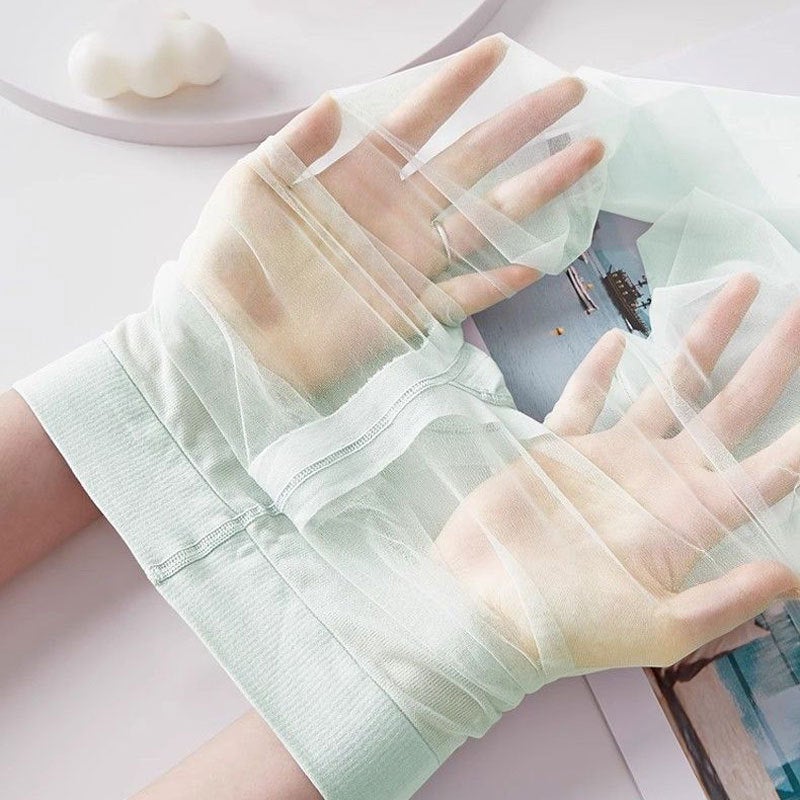 Mint Mambo Women'S Thin Anti-Snag Green Skin Beautifying Sunscreen 0D Whitening Pantyhose For Summer Slimming - Image 4